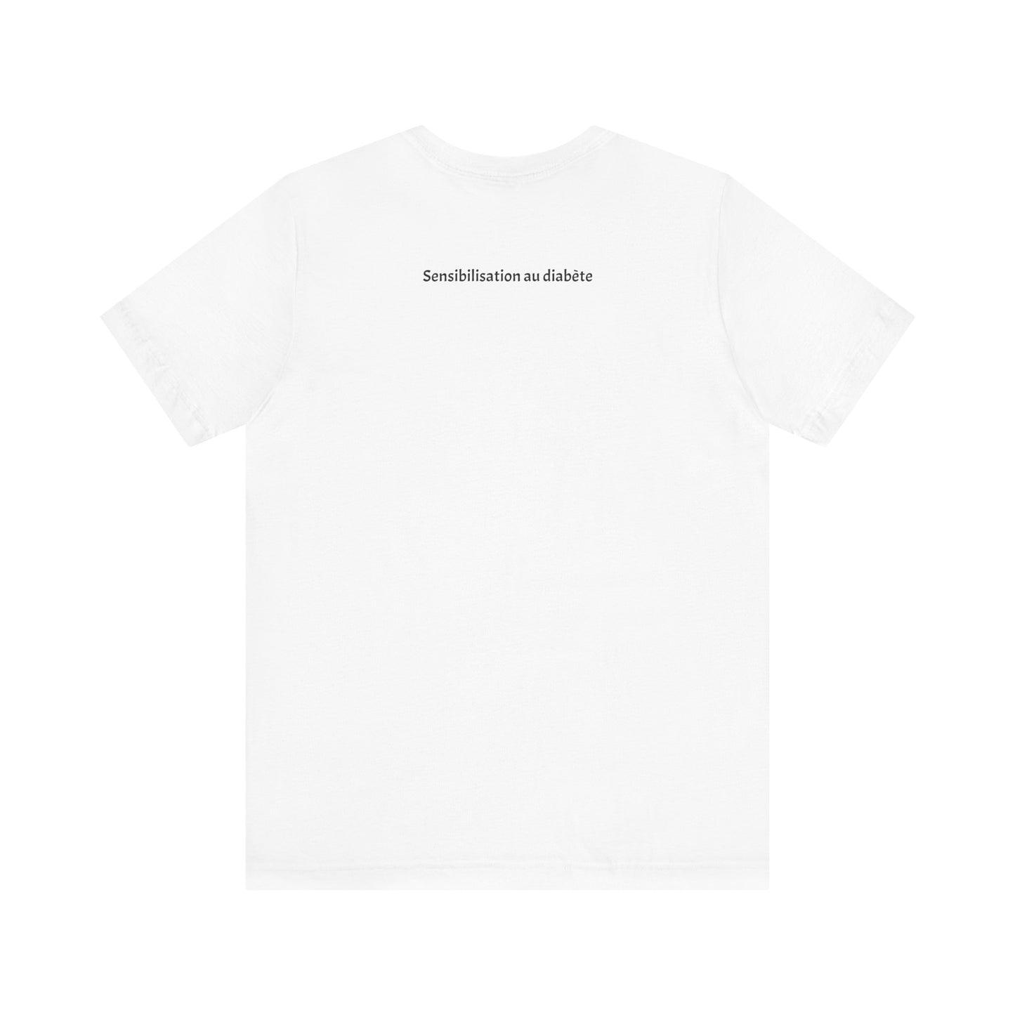 Blood Sugar's Arch Nemesis: The Burger (French) - Unisex Tee The Diabuddies Store T-Shirts $25.00