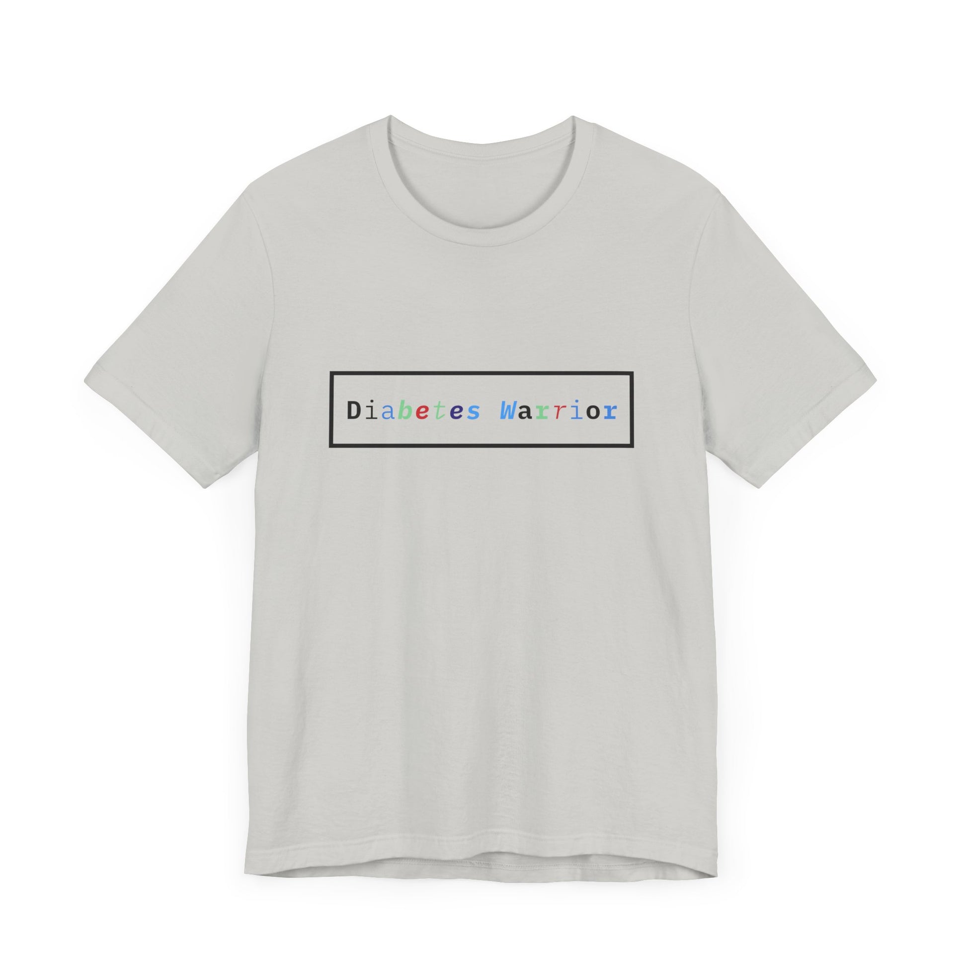 The Diabuddies Store Colorful Diabetes Warrior - Unisex Tee Colorful Diabetes Warrior - Unisex Tee: Offers a comfortable and stylish option for those who appreciate unique designs and supporting Diabetes Awareness. T-Shirts $24.25
