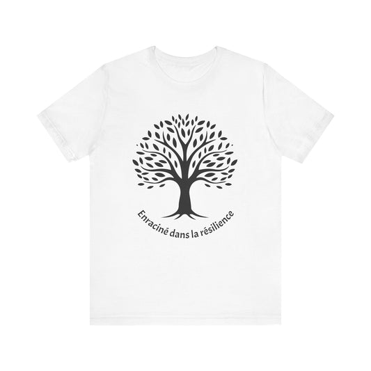 Rooted in Resilience (French) - Unisex Tee The Diabuddies Store T-Shirts $24.25
