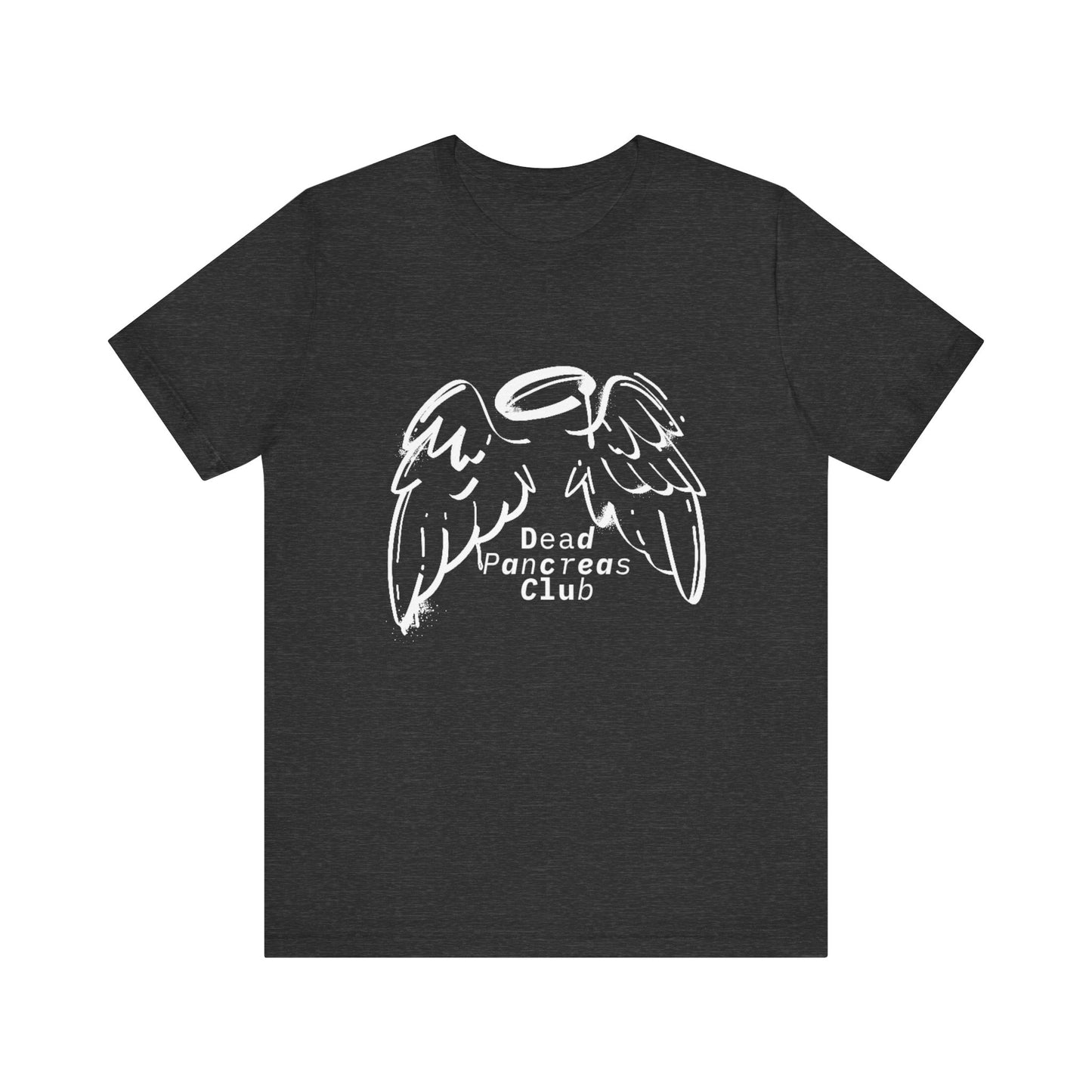 Dead Pancreas Club (Angel wings) - Unisex Tee The Diabuddies Store T-Shirts $24.73