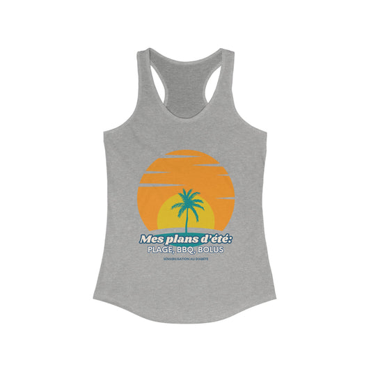 The Diabuddies Store My Summer Plans: Beach, BBQ, Bolus - Racerback Tank My Summer Plans: Beach, BBQ, Bolus - Racerback Tank: Sunshine, good times, and keeping those blood sugars in check! Our humorous nod to real life tank is the perfect wear for anyone