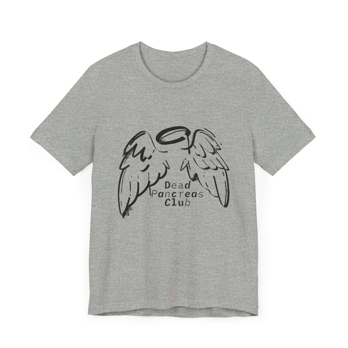The Diabuddies Store Dead Pancreas Club (Angel Wings) Bundle You are an angel in this fight. Embrace your journey with the "Dead Pancreas Club" T-shirt and Cap bundle, featuring a powerful angel wings design. This isn't just a statement—it's a symbol of s