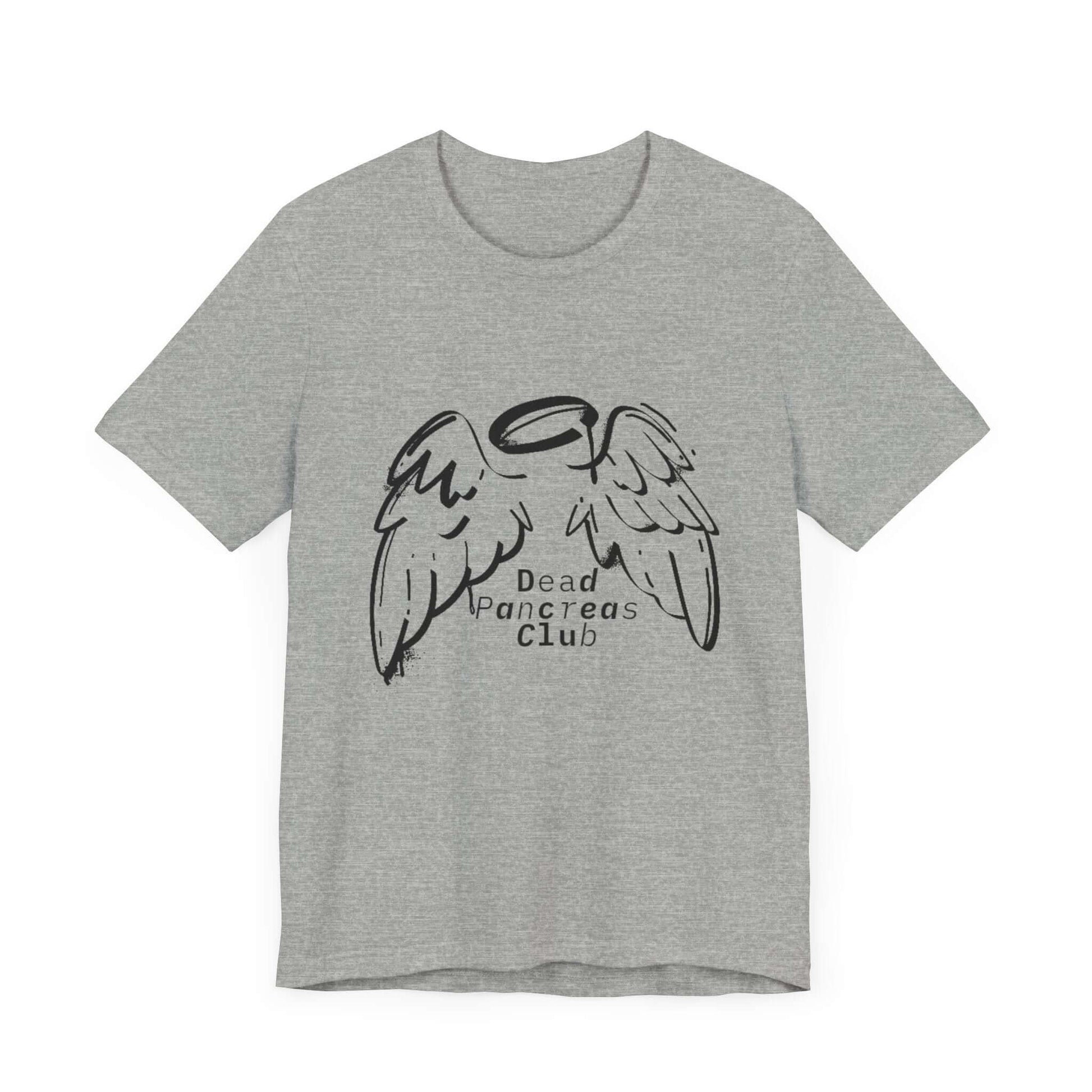 The Diabuddies Store Dead Pancreas Club (Angel Wings) Bundle You are an angel in this fight. Embrace your journey with the "Dead Pancreas Club" T-shirt and Cap bundle, featuring a powerful angel wings design. This isn't just a statement—it's a symbol of s