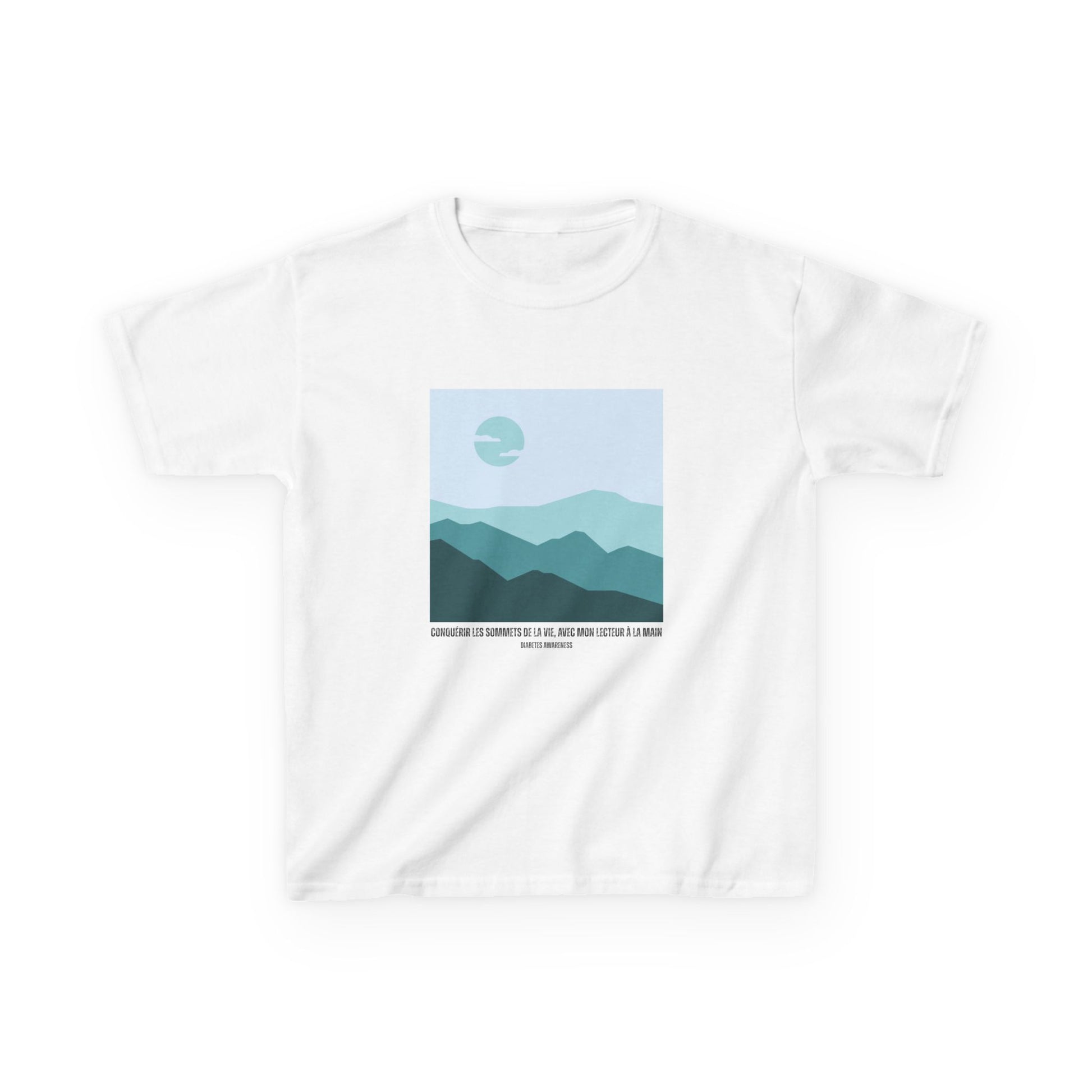The Diabuddies Store Summiting Life's Mountains, Meter in Hand (French) kids Tee Summiting Life's Mountains, Meter in Hand (French) kids Tee: Hey little climbers! ⛰️ Our "Summiting Life's Mountains, Meter in Hand" French Kids Tee is for super strong kids