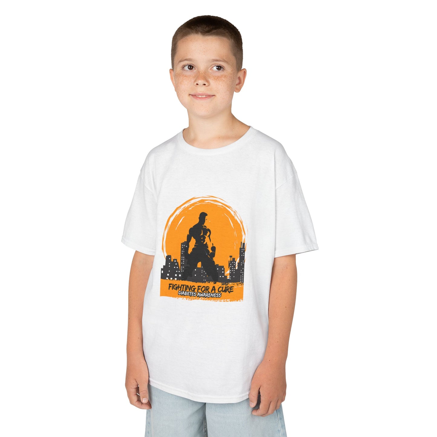 The Diabuddies Store Fighting for a Cure - Kids Tee Fighting for a Cure - Kids Tee: This soft, comfy tee is for the little fighter in your life. Featuring the phrase ''Fighting for a Cure'', it's a powerful way for kids to show their support and stand wit