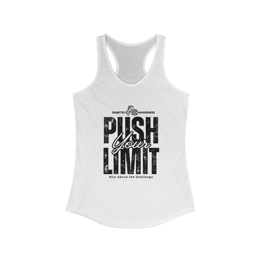 Push your Limit! - Racerback Tank The Diabuddies Store Tank Tops $19.96