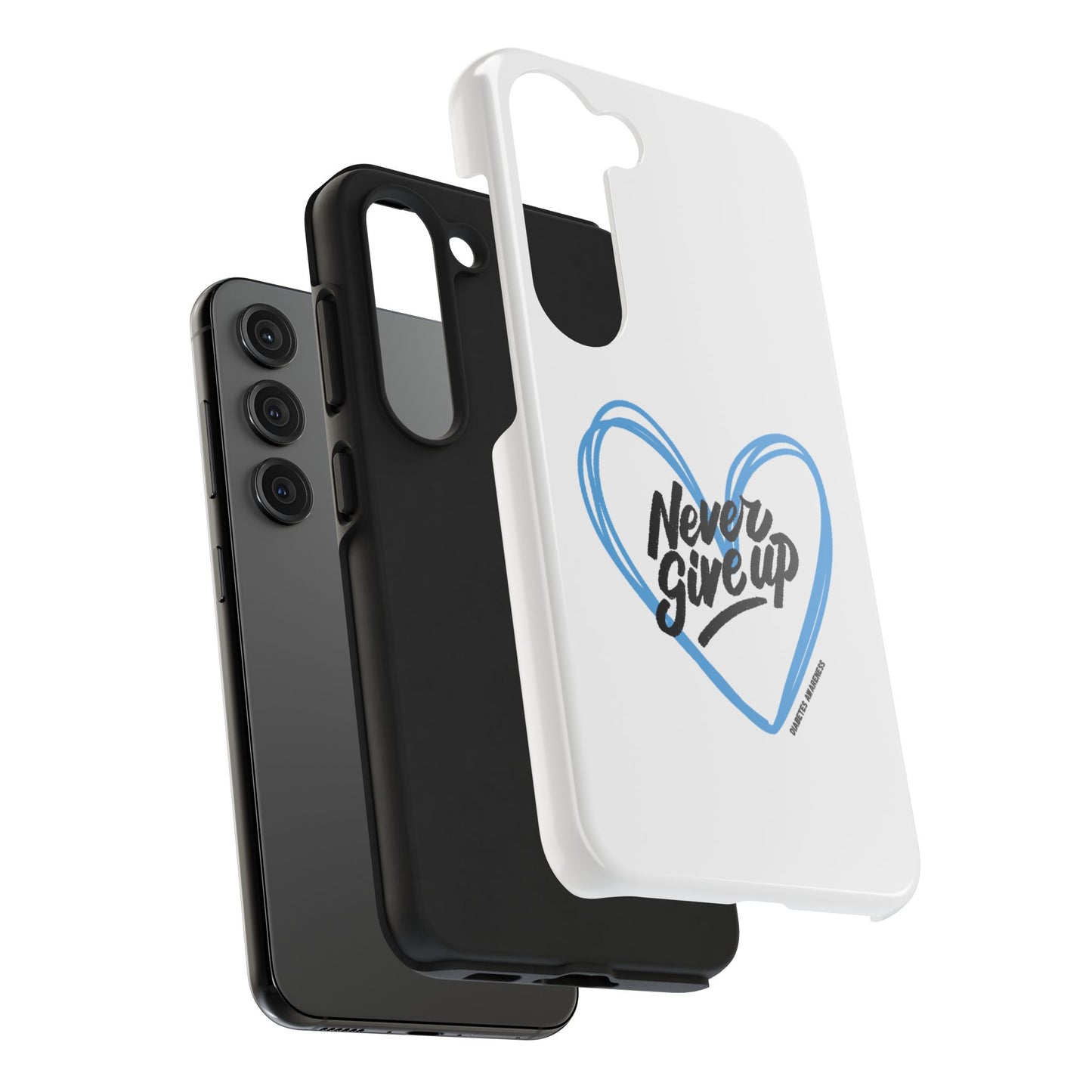 Never Give Up! - Tough Phone Case The Diabuddies Store Mobile Phone Cases $18.23