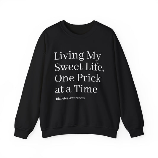 One Prick at a Time - Unisex Sweatshirt The Diabuddies Store Sweatshirts $32.95