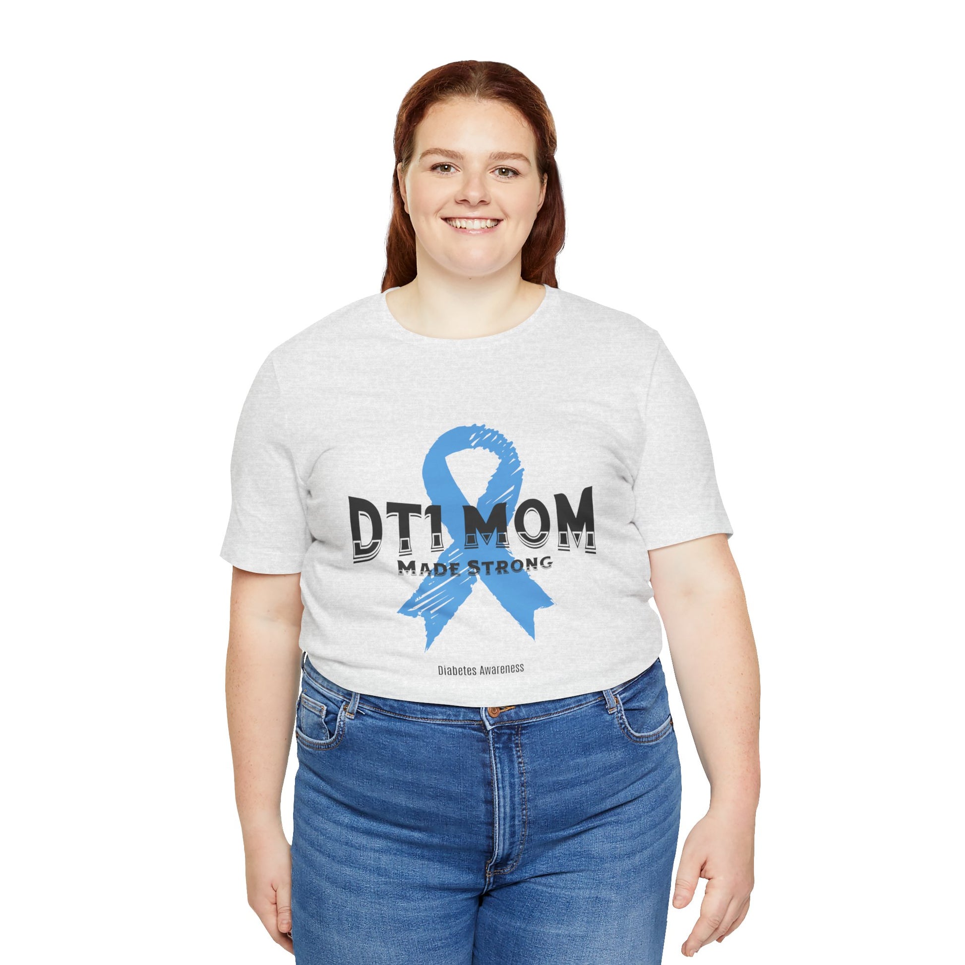 DT1 Mom, Made Strong - Unisex Tee The Diabuddies Store T-Shirts $22.50