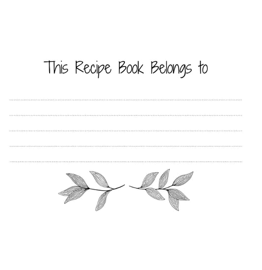Printable Recipes Book The Diabuddies Store E-Books $0.00