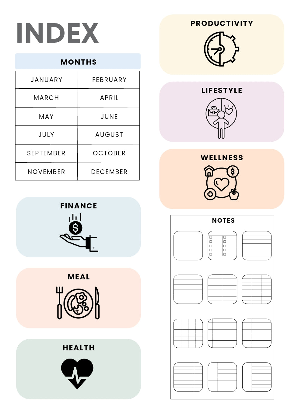 Printable Planner The Diabuddies Store Planners $2.99
