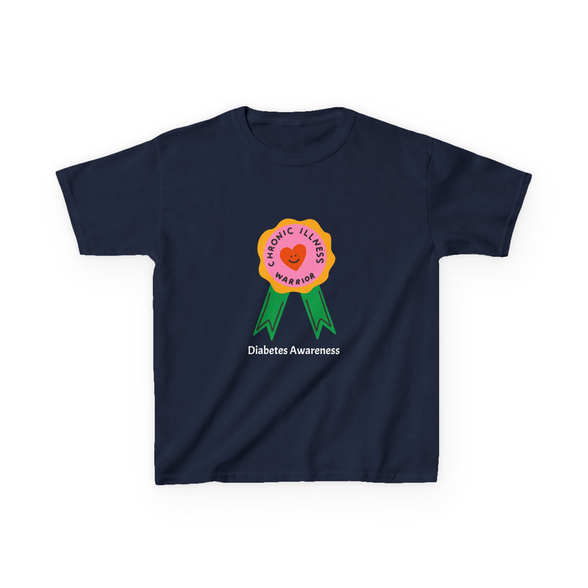 Chronic Illness Warrior Kids Tee The Diabuddies Store T-Shirts $19.22
