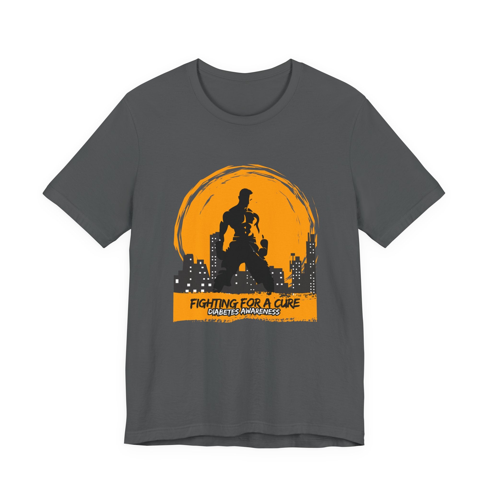 The Diabuddies Store Fighting for a Cure - Unisex Tee Fighting for a Cure - Unisex Tee: Make a statement that matters with this Unisex Tee. This comfortable and versatile shirt is a powerful way to raise awareness and spark conversations. Wear it proudly