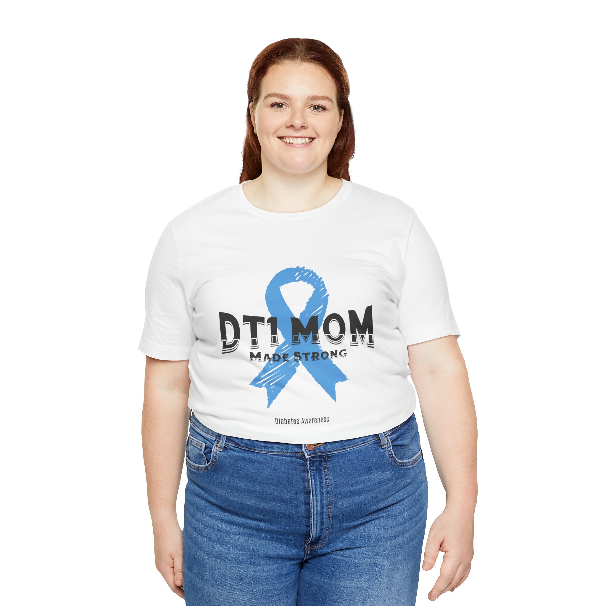 DT1 Mom, Made Strong - Unisex Tee The Diabuddies Store T-Shirts $22.50