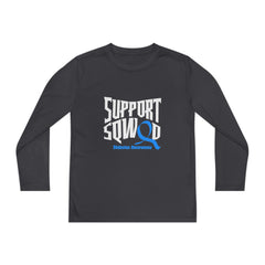 The Diabuddies Store Diabetes Support Squad - Long-sleeved Youth Tee Diabetes Support Squad - Long-sleeved Youth Tee: Unite against diabetes with the Diabetes Support Squad Kids' Tee! This super-soft long sleeved Tee is perfect for little heroes showing t