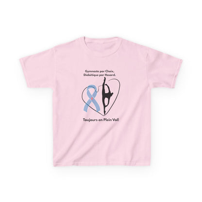 The Diabuddies Store Diabetes and Gymnastics (French) - Kids Tee Show off their passion and strength with the Diabetes and Gymnastics (French) - Kids Tee. This comfortable cotton shirt celebrates the perfect balance of managing diabetes and excelling at g
