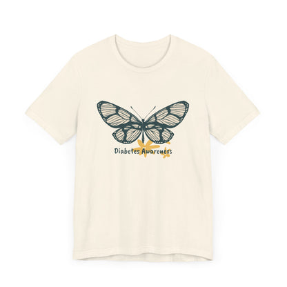 Green Butterfly & Flowers - Unisex Tee The Diabuddies Store T-Shirts $24.25