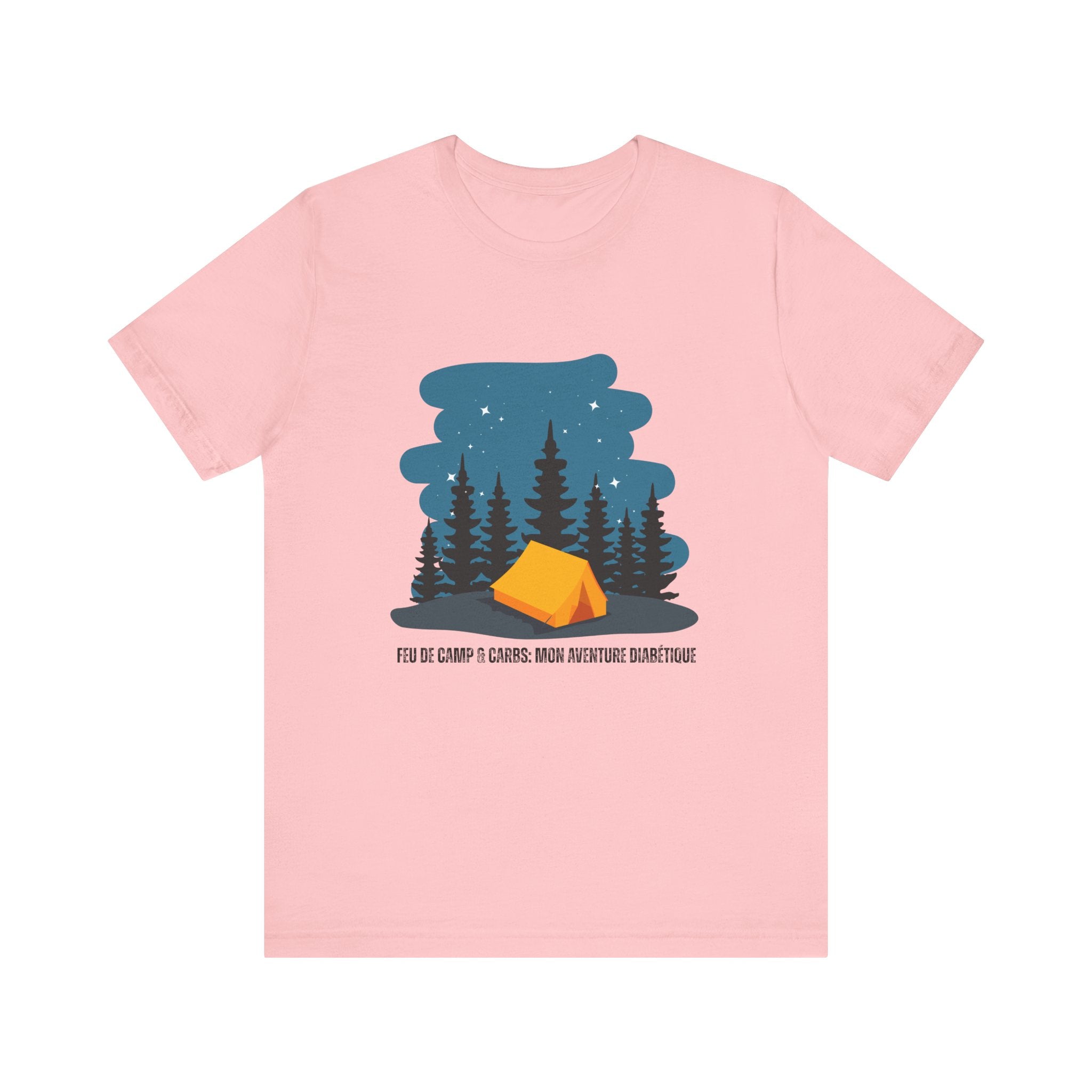 Campfire & Carbs! (French) - Unisex Tee The Diabuddies Store T-Shirts $30.27