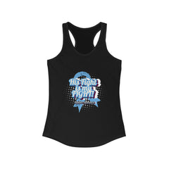 His fight is my Fight! (Blue) - Racerback Tank The Diabuddies Store Tank Tops $19.96