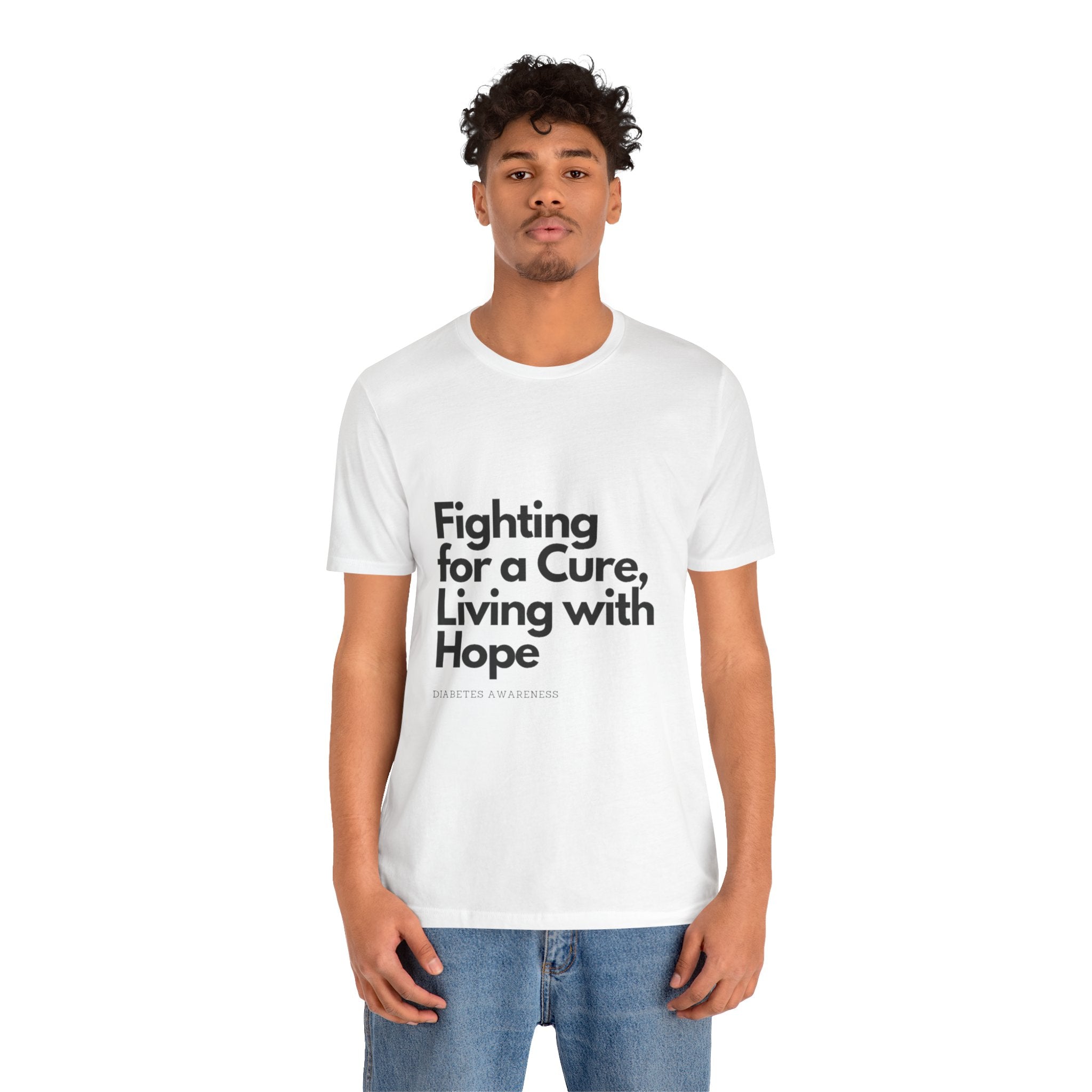 Fight 4 Cure Inspirational - Unisex Tee The Diabuddies Store T-Shirts $24.25