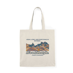 The Diabuddies Store Highs, Lows, and Everything in Between - Tote Bags Highs, Lows, and Everything in Between - Tote Bags: Life's a rollercoaster, and this tote bag gets it! Our "Highs, Lows, and Everything in Between" bag is for anyone who embraces the