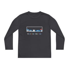 Diabetes Warrior w/supplies - Youth Longsleeve Tee The Diabuddies Store T-Shirts $23.44