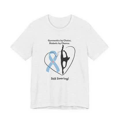 The Diabuddies Store Diabetes & Gymnastics - Unisex Tee Diabetes & Gymnastics - Unisex Tee: Defy expectations and tumble forward! This comfortable racerback tank is designed for the resilient gymnast who manages diabetes with grace and strength. Show the