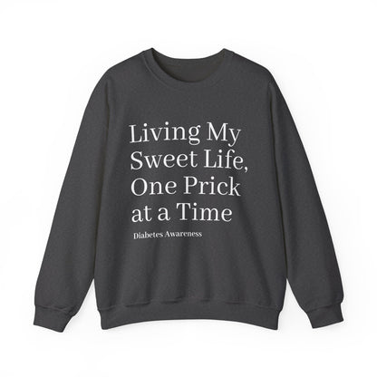One Prick at a Time - Unisex Sweatshirt The Diabuddies Store Sweatshirts $32.95