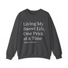 One Prick at a Time - Unisex Sweatshirt The Diabuddies Store Sweatshirts $32.95