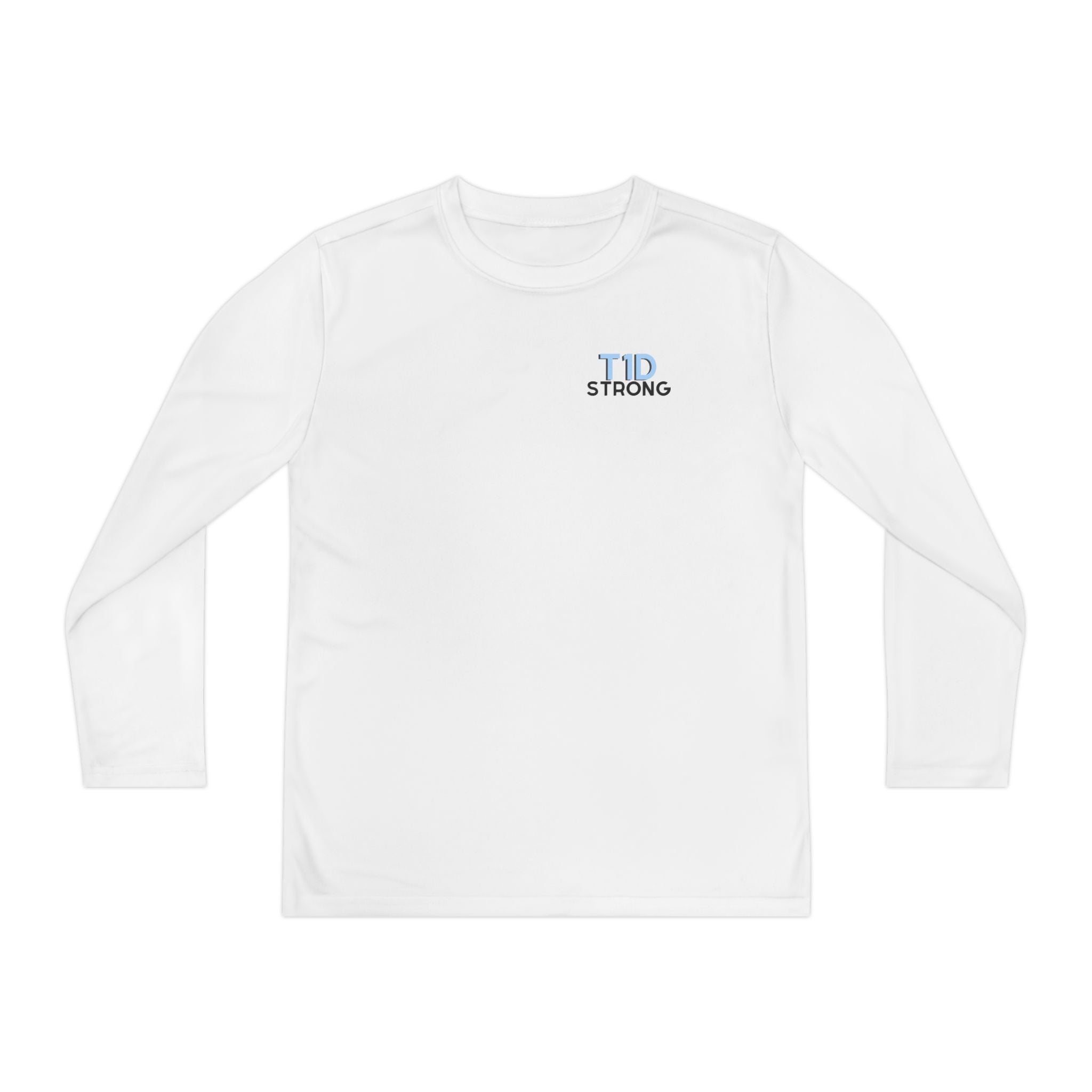 The Diabuddies Store T1D Strong - Long-sleeved Youth Tee Let them wear their strength! The T1D Strong - Long-sleeved Youth Tee is a soft, breathable cotton shirt for kids to show their resilience and raise awareness. Kids clothes Active Lifestyle,Casual W