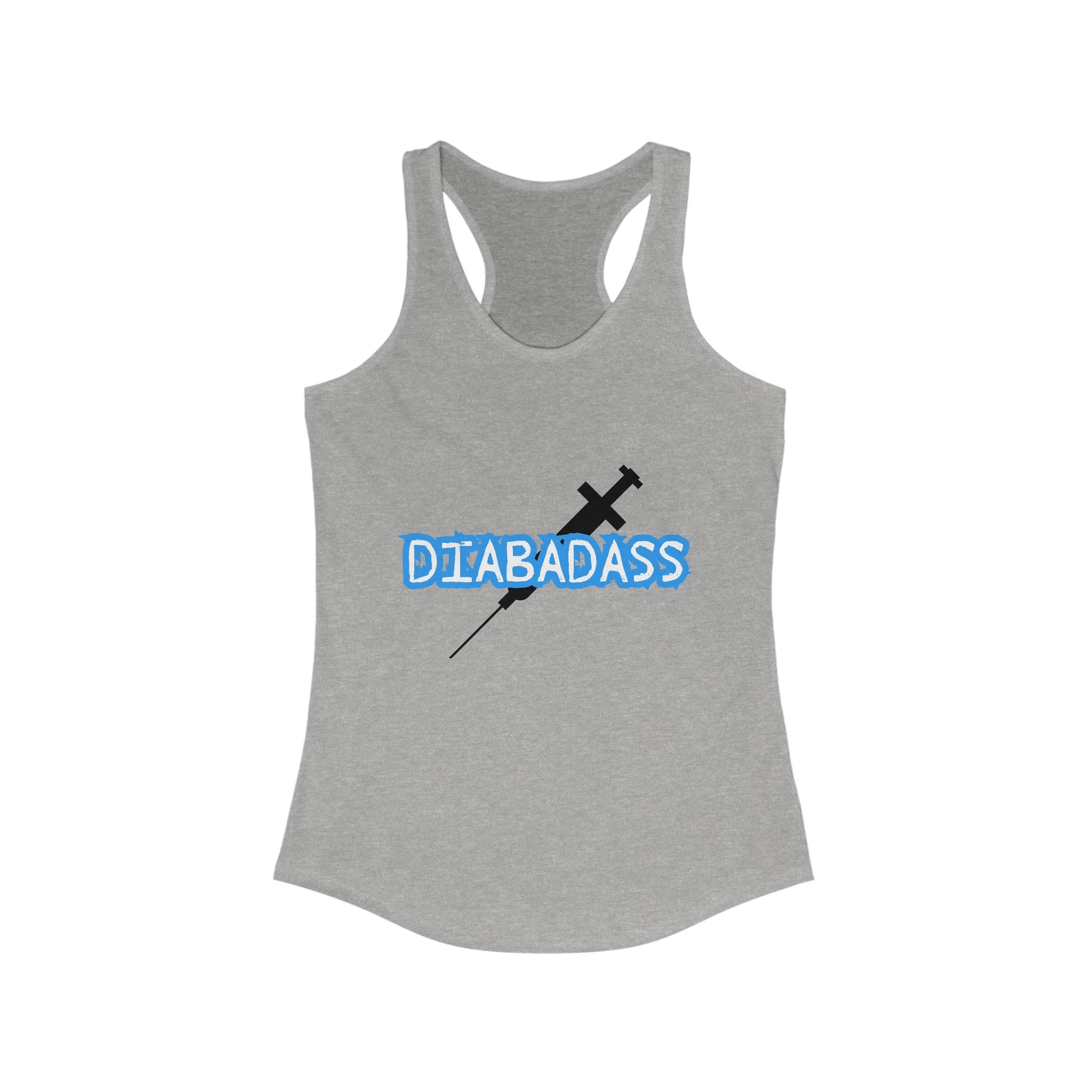 Diabetes Awareness, Diabadass - Racerback Tank The Diabuddies Store Tank Tops $19.96