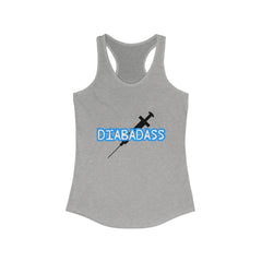 Diabetes Awareness, Diabadass - Racerback Tank The Diabuddies Store Tank Tops $19.96