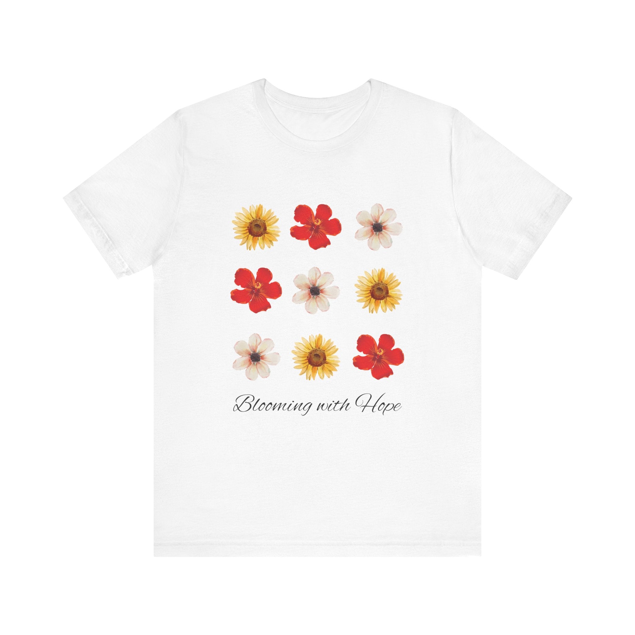 Blossoming with Hope - Unisex Tee The Diabuddies Store T-Shirts $29.89