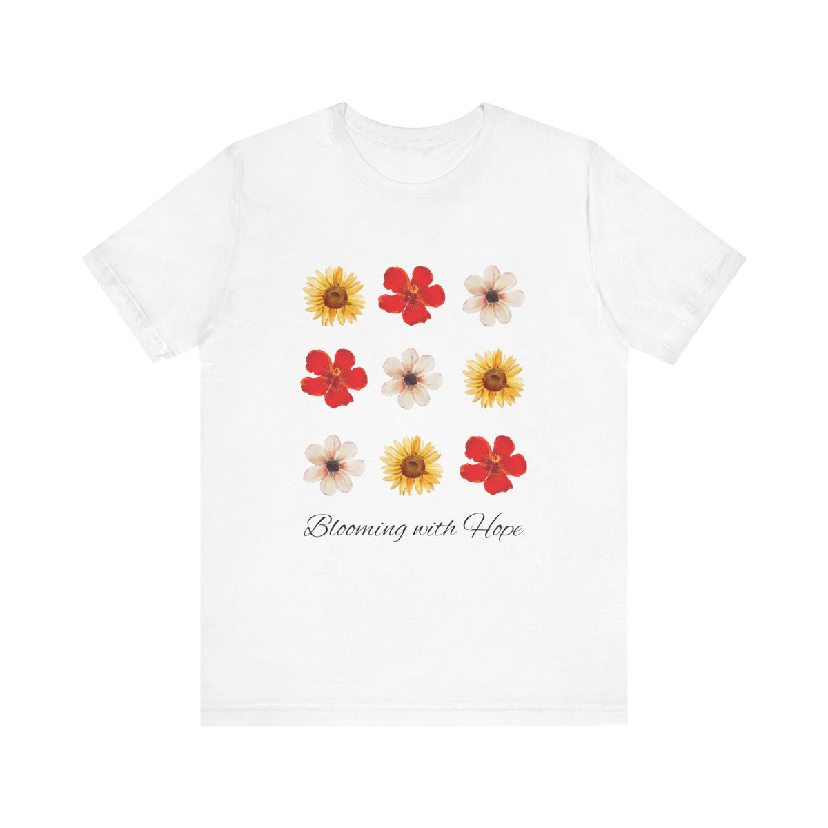 Blossoming with Hope - Unisex Tee The Diabuddies Store T-Shirts $29.89