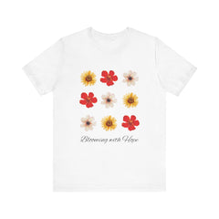 Blossoming with Hope - Unisex Tee The Diabuddies Store T-Shirts $29.89