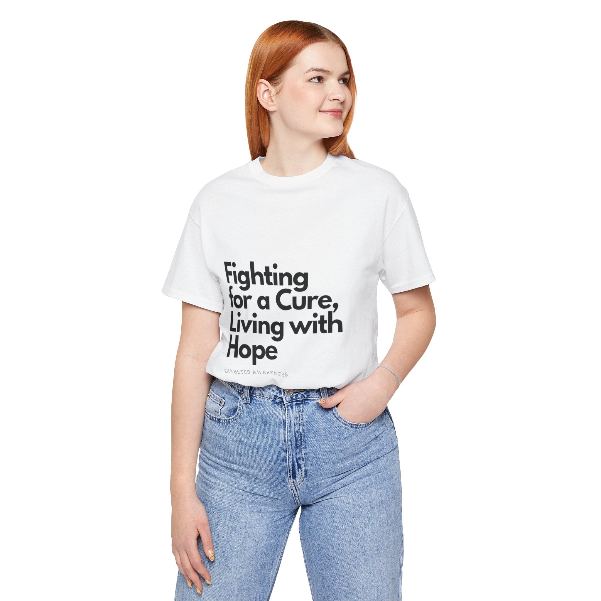 Fight 4 Cure Inspirational - Unisex Tee The Diabuddies Store T-Shirts $24.25