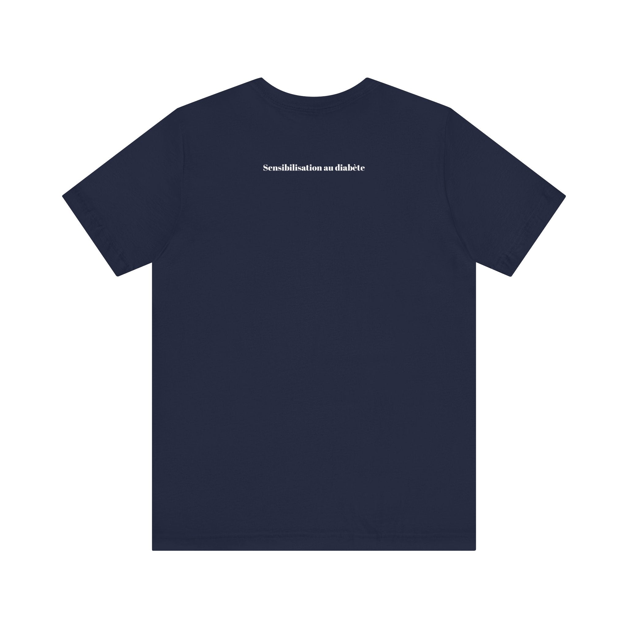 Diabetes Warrior, Retro Style (French/Guerrière) Unisex Tee The Diabuddies Store T-Shirts $22.50