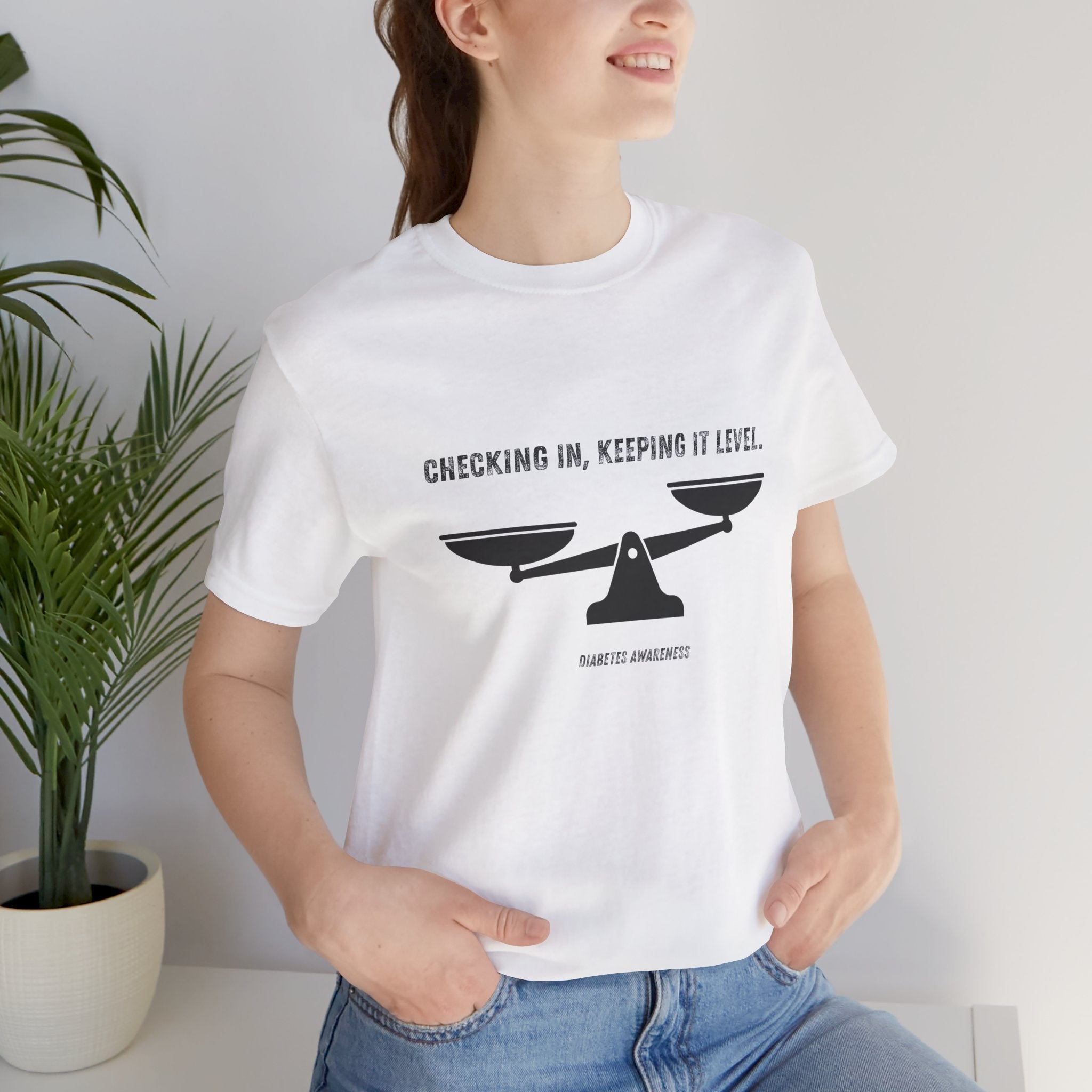 Checking In, Keeping it Level - Unisex Tee The Diabuddies Store T-Shirts $22.50