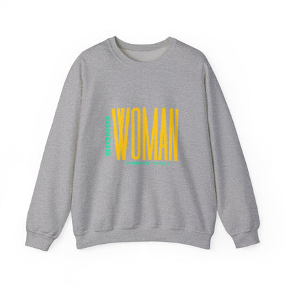 The Diabuddies Store Bionic Woman (Diabetes) - Unisex Sweatshirt Bionic Woman (Diabetes) - Unisex Sweatshirt: Unleash your inner Bionic strength! This Unisex Sweatshirt is a powerful statement of resilience, strength, and modern-day heroism for anyone liv