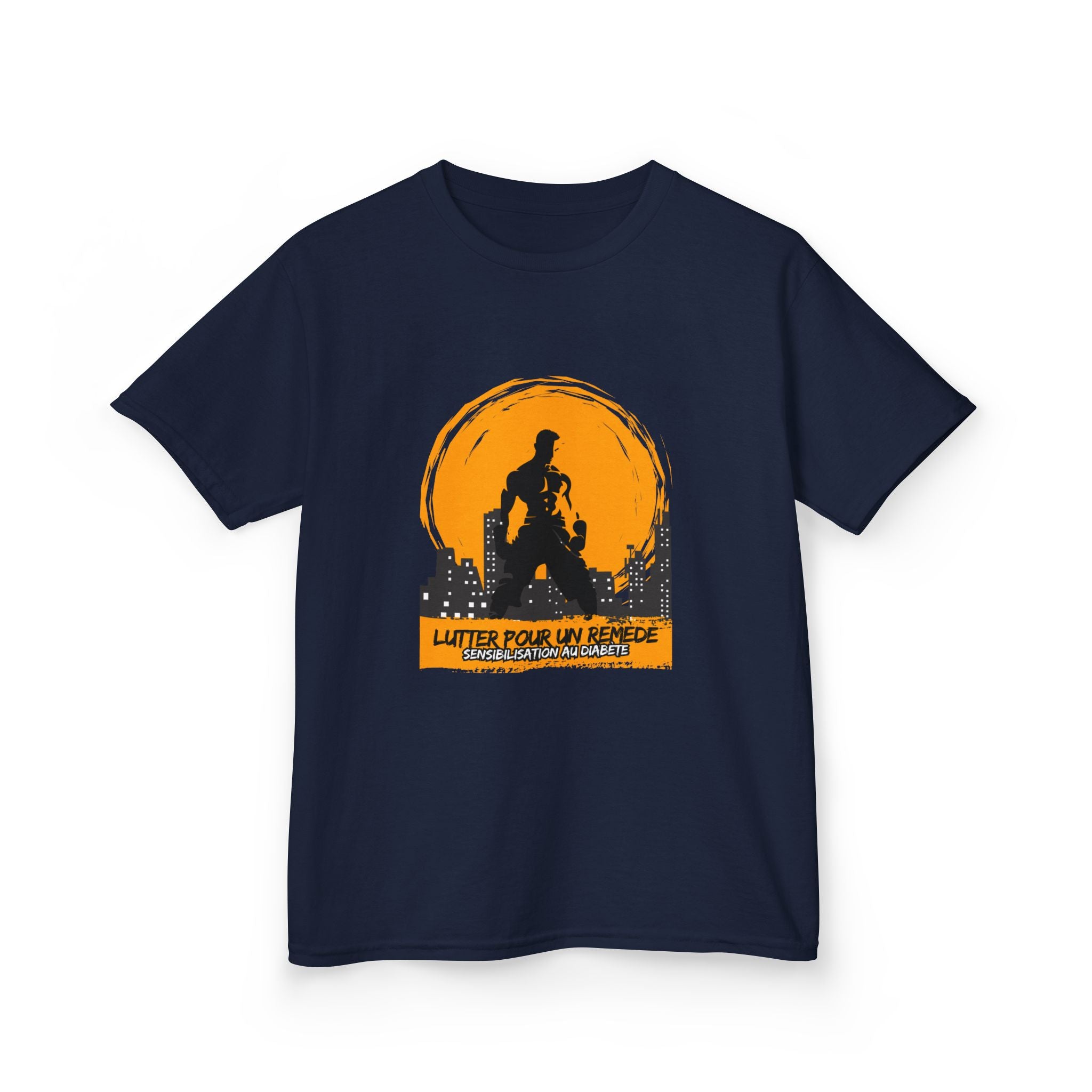 The Diabuddies Store Fighting for a Cure (French) - Kids Tee Fighting for a Cure (French) - Kids Tee: This soft, comfy tee is for the little fighter in your life. Featuring the phrase "Lutter pour un remède" (Fighting for a Cure) in French, it's a powerfu