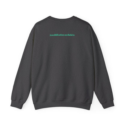 The Diabuddies Store Bionic Woman Diabetes (French) - Unisex Sweatshirt Bionic Woman Diabetes (French) - Unisex Sweatshirt: Unleash your inner Bionic strength! This Unisex Sweatshirt is a powerful statement of resilience, strength, and modern-day heroism