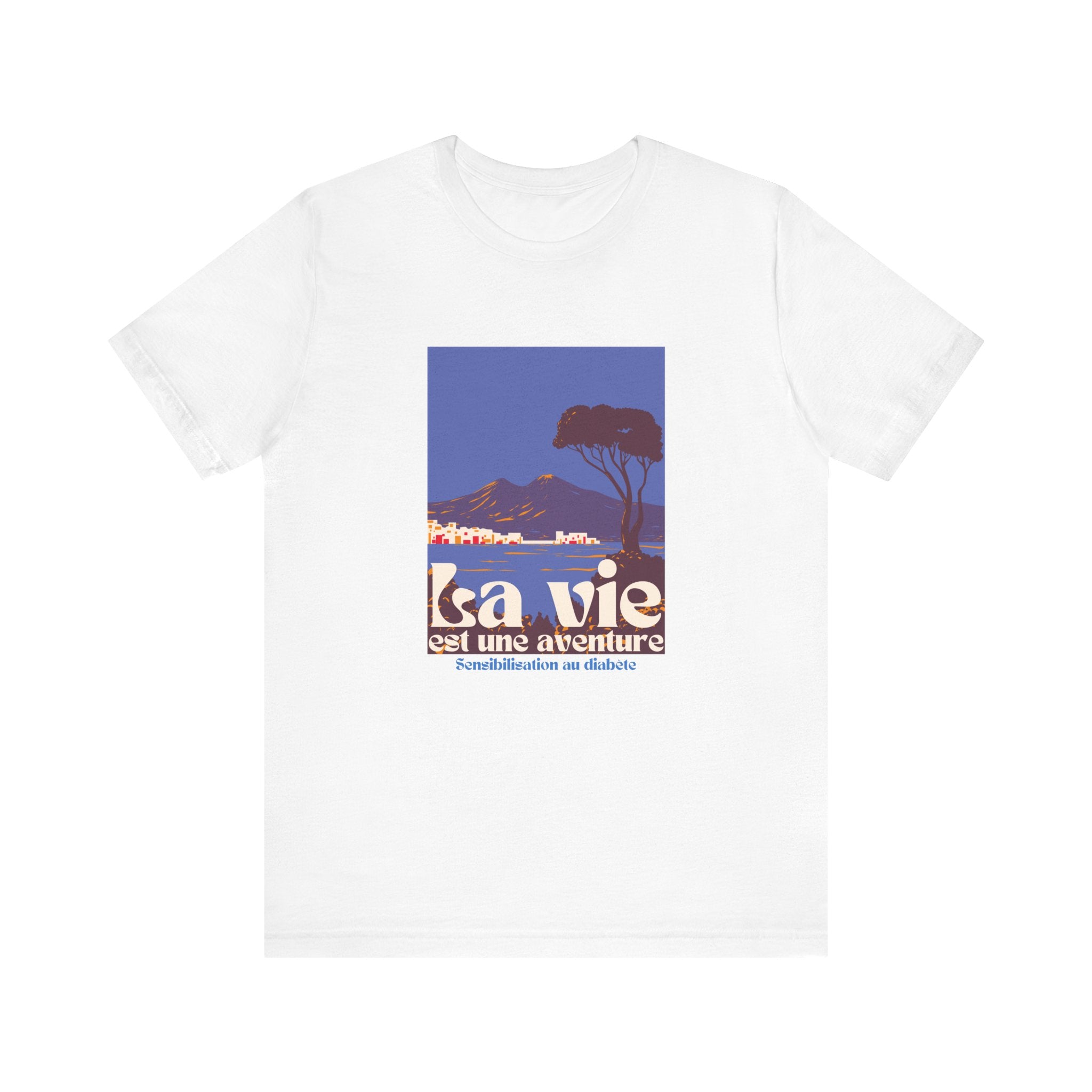 Life is an Adventure, Ocean View (French) - Unisex Tee The Diabuddies Store T-Shirts $22.50