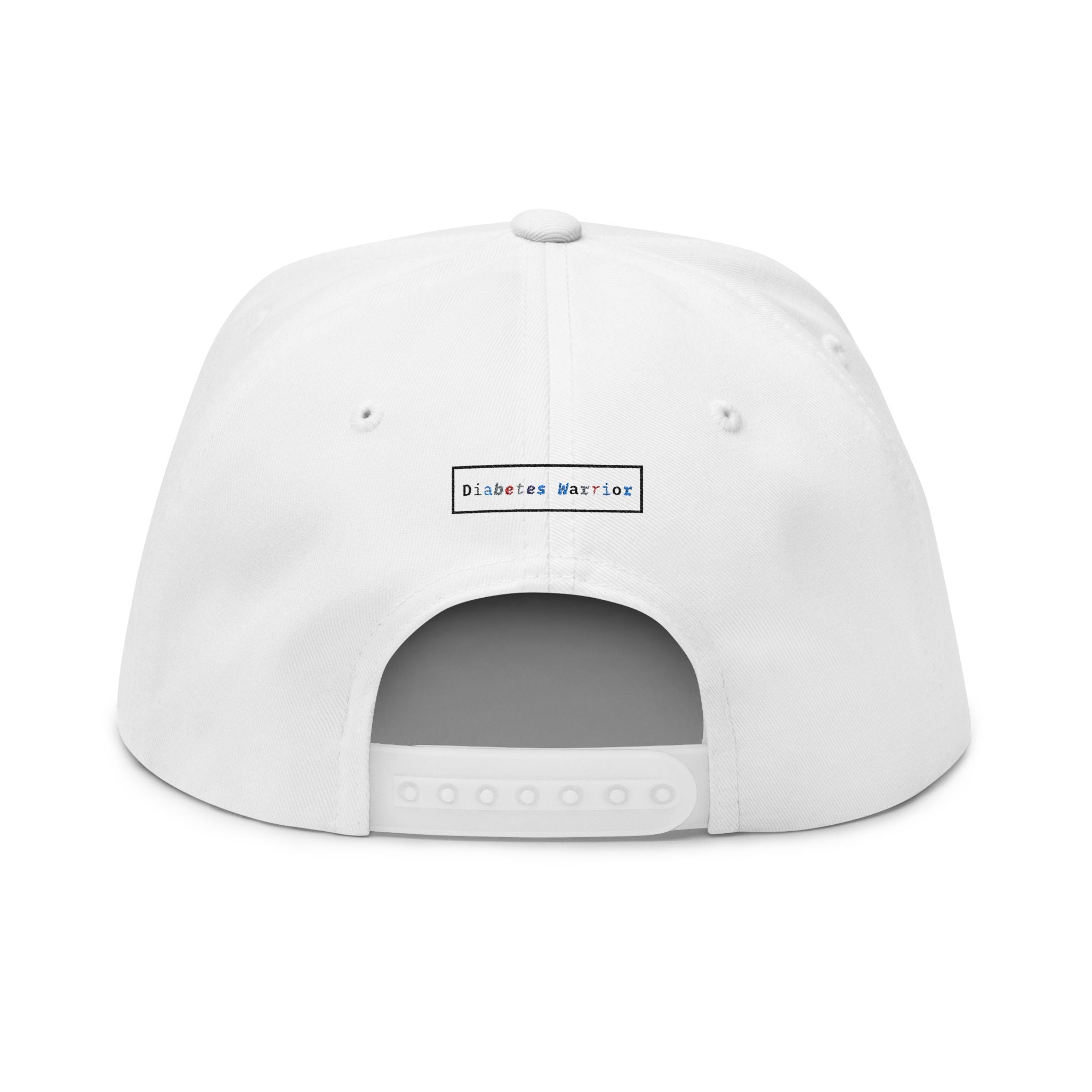 Diabetes Warrior - Flat Bill Cap The Diabuddies Store Flat Caps $30.63