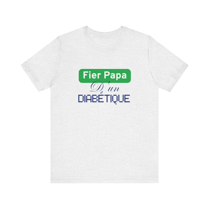 Proud Dad of a Diabetic (French / Son) - Unisex Tee The Diabuddies Store T-Shirts $22.50