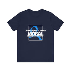 The Diabuddies Store Moral Support and Emergency Candy (French) - Unisex Tee Moral Support and Emergency Candy (French) - Unisex Tee: Being a friend to someone with diabetes means being ready for anything – from offering a listening ear to, well, having s