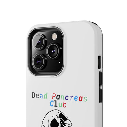 Skull & Flowers Dead Pancreas Club - Phone Case The Diabuddies Store Mobile Phone Cases $18.23