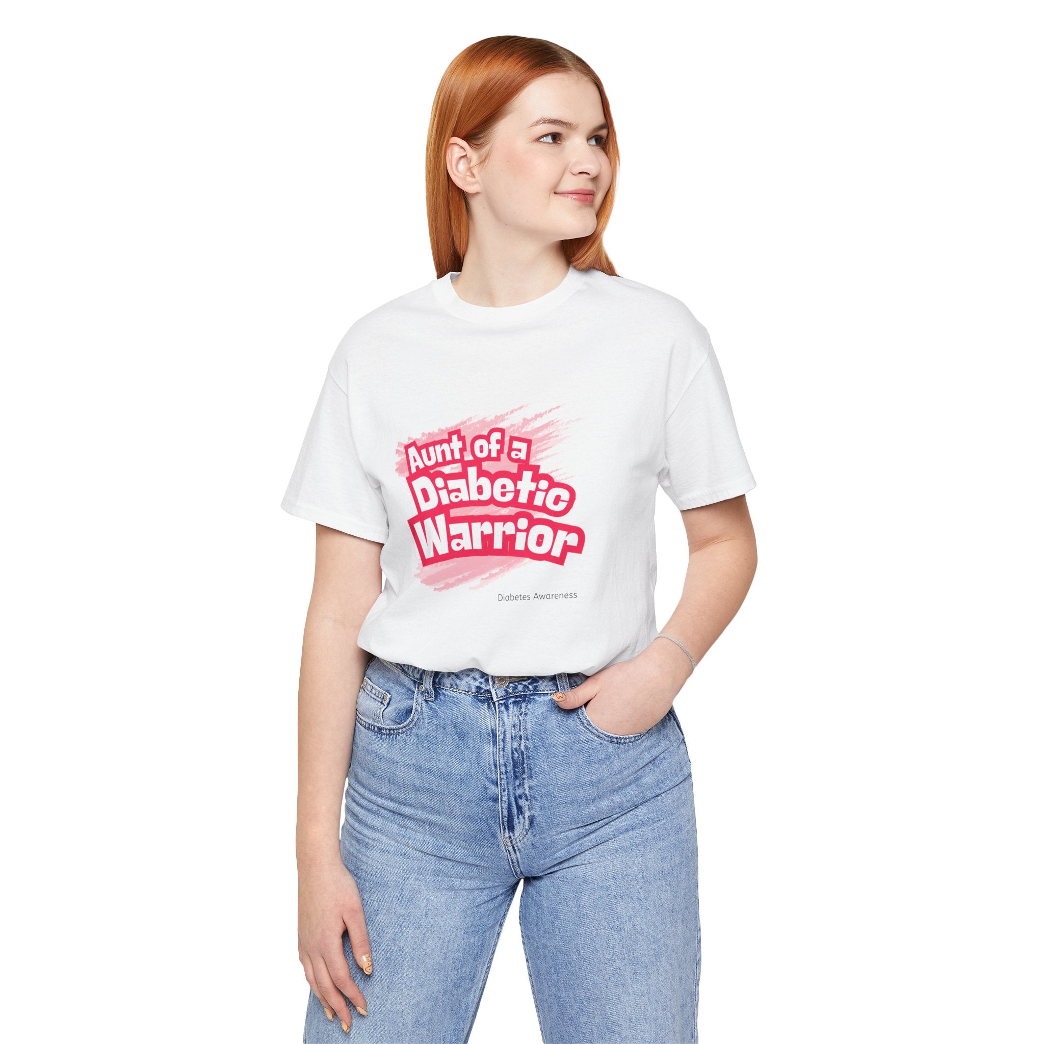 The Diabuddies Store Aunt of a Diabetic Warrior - Unisex Tee Aunt of a Diabetic Warrior - Unisex Tee: Their Fight is Your Fight, Too. Aunts hold a special place in the hearts of their nieces and nephews, offering a unique blend of love, support, and encou