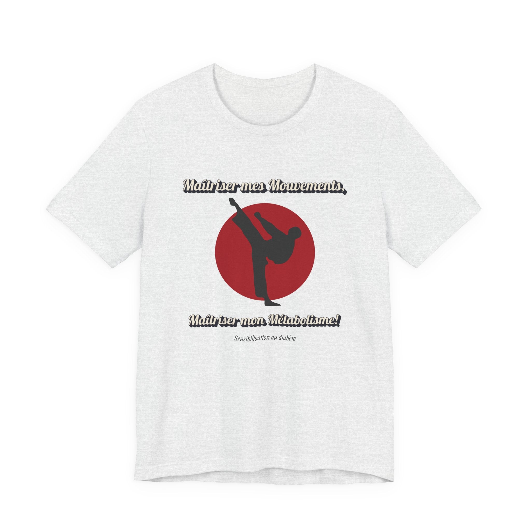 Diabetes & Karate (French) - Unisex Tee The Diabuddies Store T-Shirts $30.27
