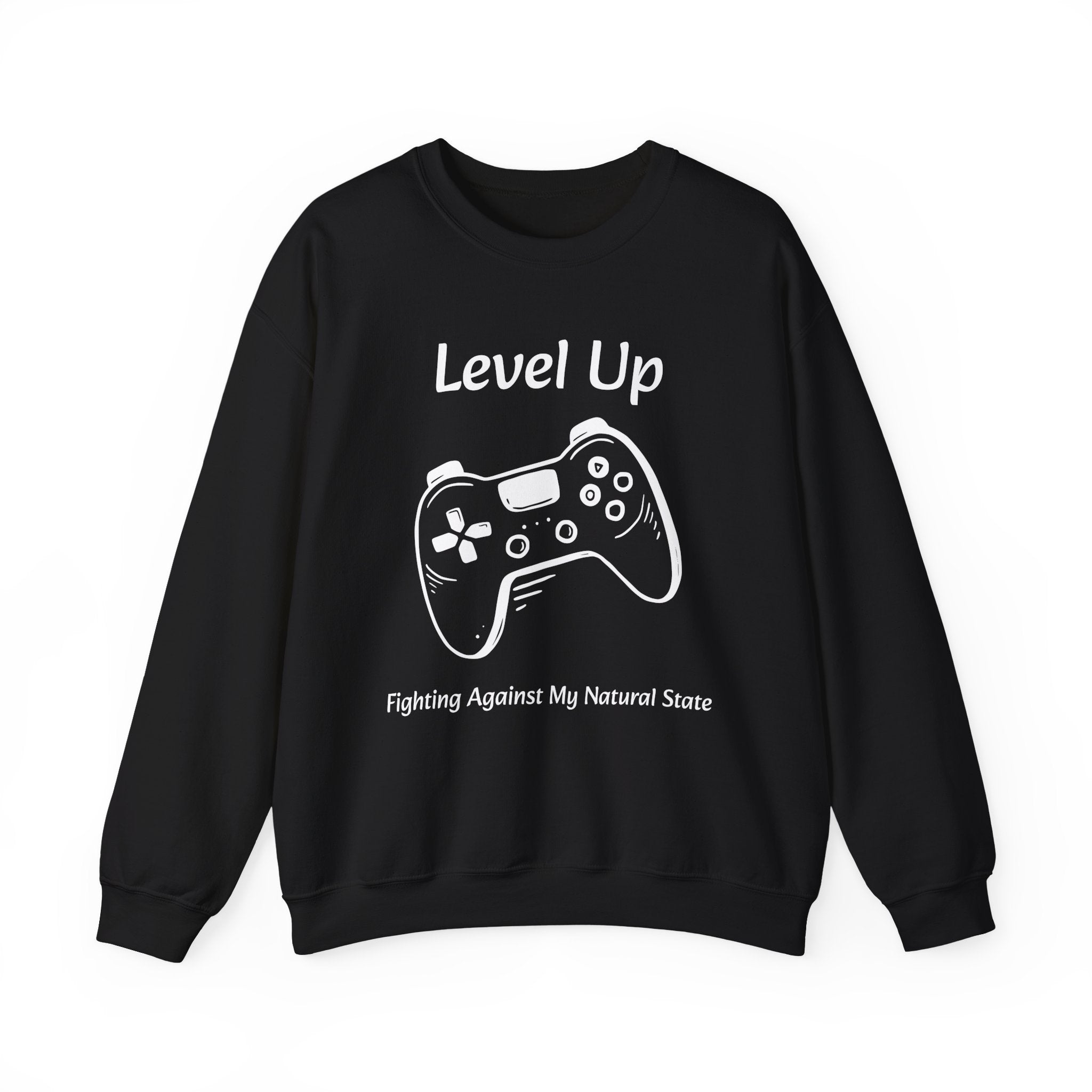 Level Up (Gaming Remote Control) - Unisex Sweatshirt The Diabuddies Store Sweatshirts $32.95