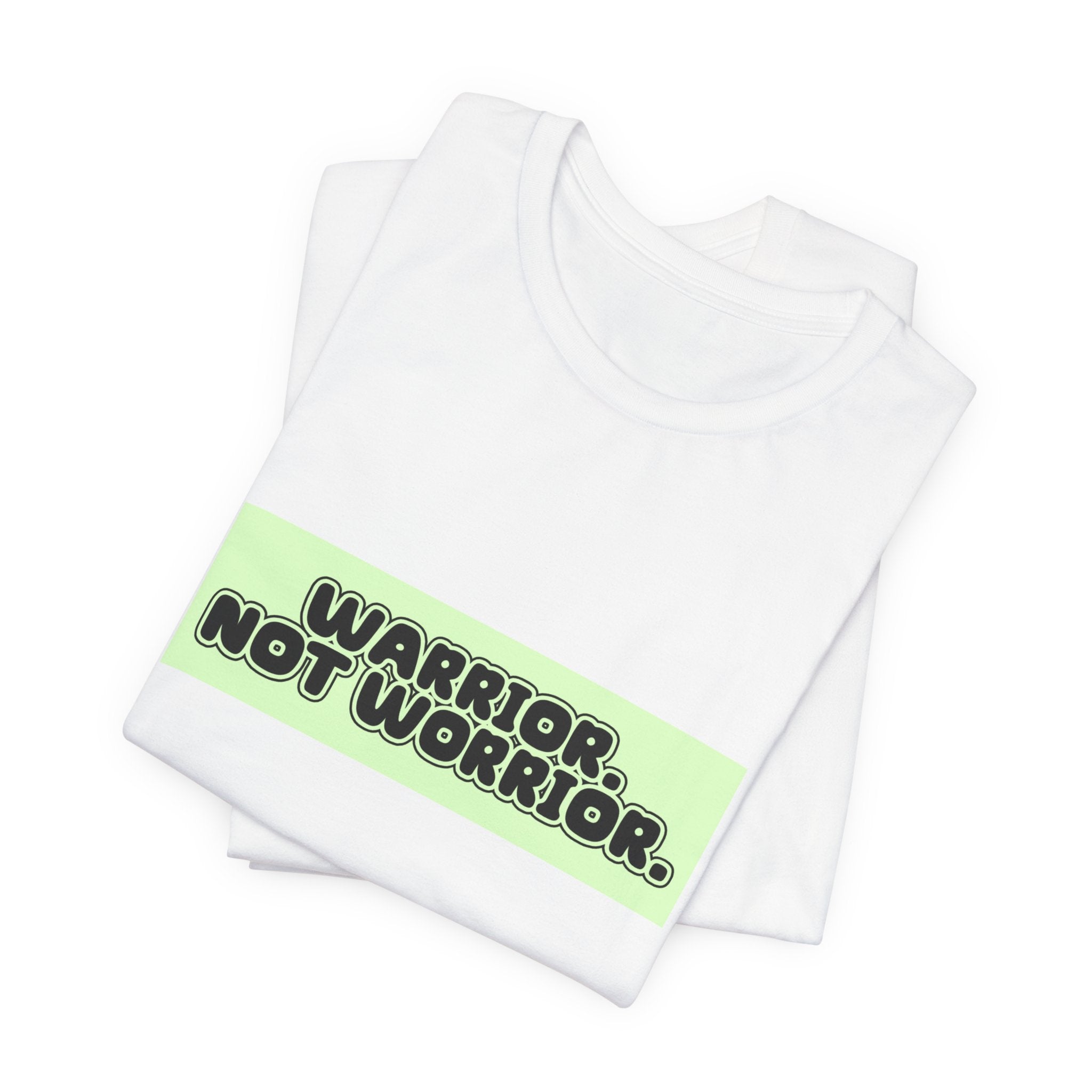 The Diabuddies Store Warrior. Not Worrior. - Unisex Tee Warrior. Not Worrior. - Unisex Tee: For those who face challenges head-on & spell "warrior" right. A clear statement of strength, resilience & sharp detail. T-Shirts $30.27